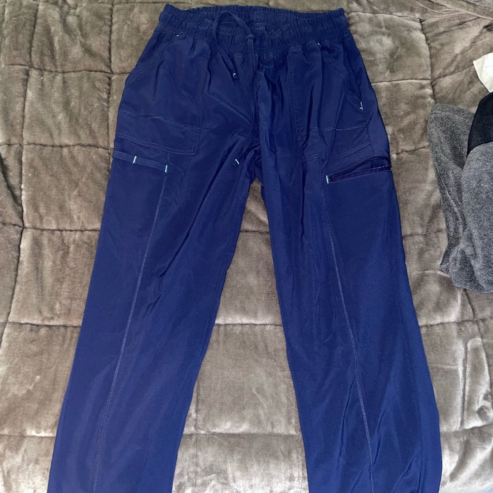 Navy Blue ScrubStar Scrub Pants- Medium (Petite)